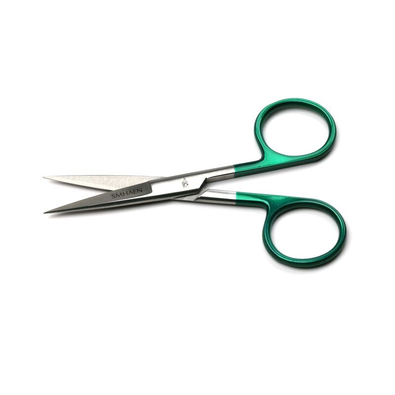 Smhaen Tungsten Carbide 5" Green Large Straight Scissors