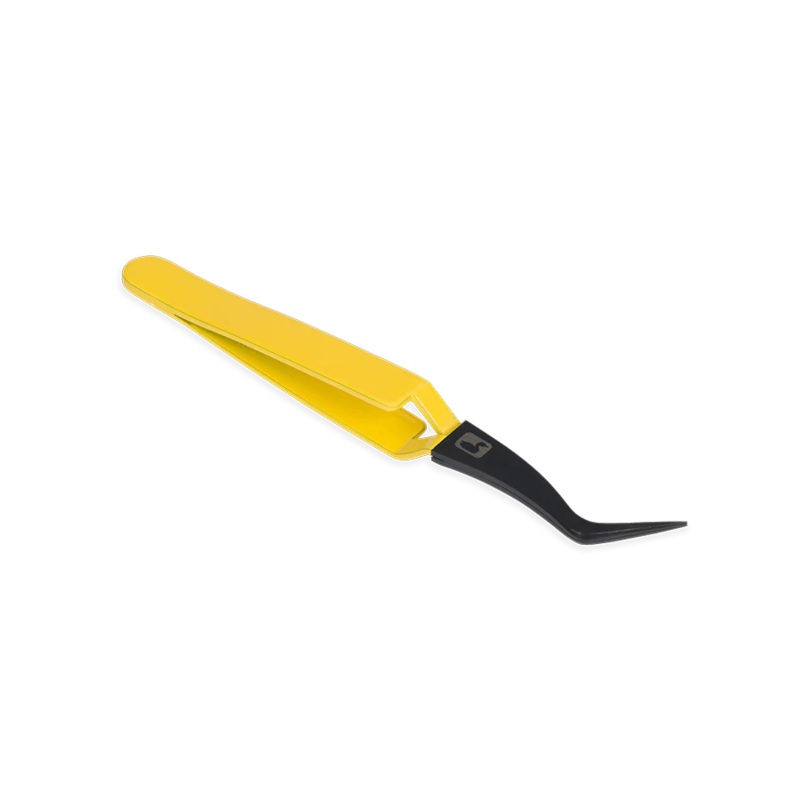Loon Micro Tip D-Loop Tweezer - Yellow