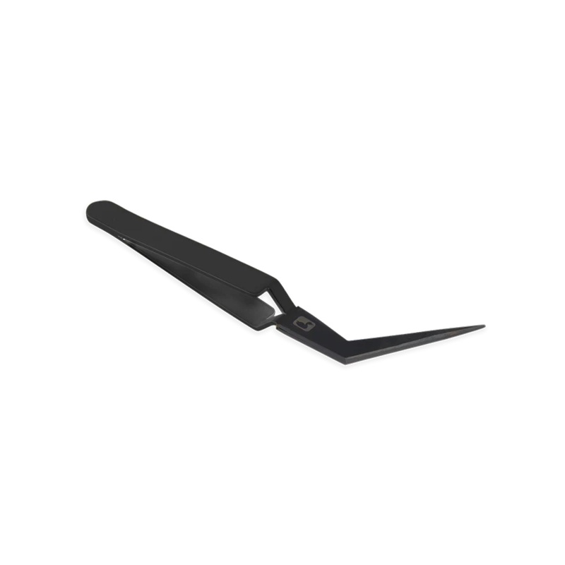 Loon Mini Curved D-Loop Tweezer - Black
