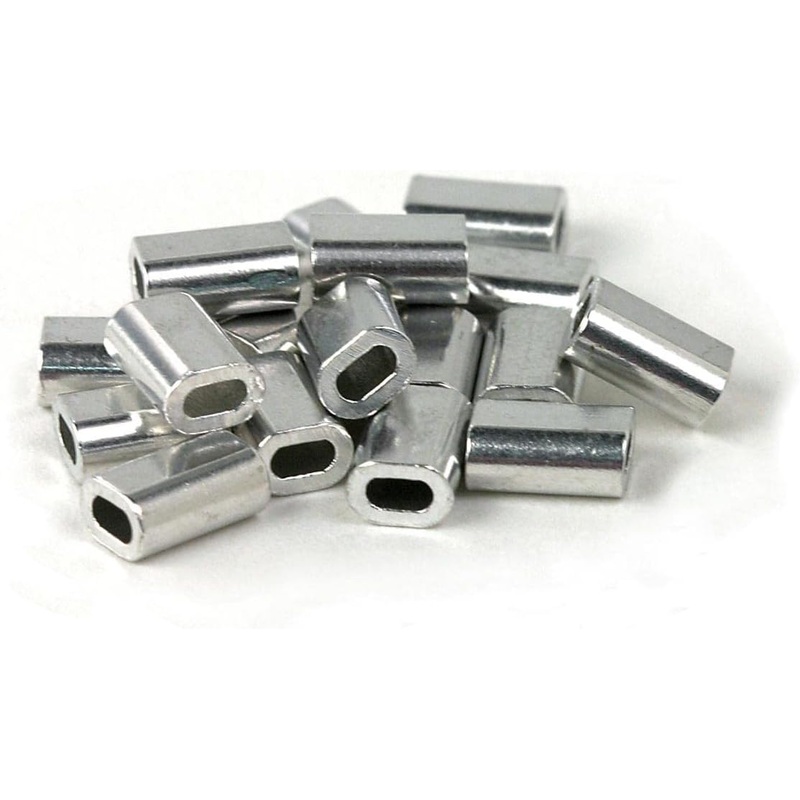 Billfisher Aluminum Single Sleeves 500Lb 25Pk