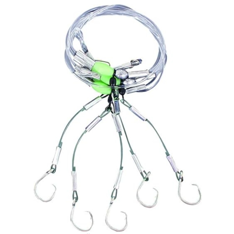 Calcutta Deep Drop Rig Saltwater Lure with Shank Circle Hook