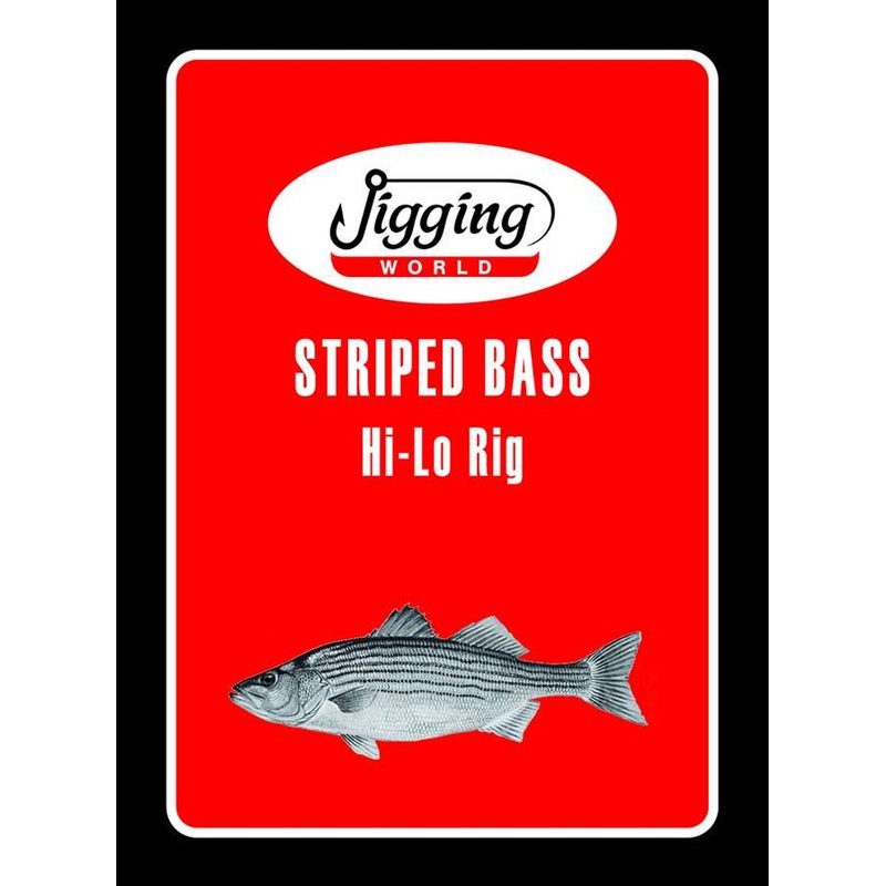 Jigging World Striped Bass Hi-Lo Size 6/0 In-Line Circle Baitholder