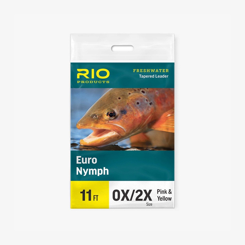 RIO Euro Nymph Leader 11ft 0x/2x