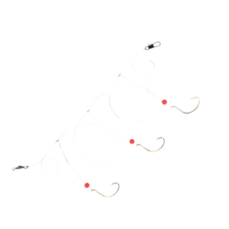 Sea Striker 3-Drop Pompano Rig, #2 Gold Wide Gap Hooks