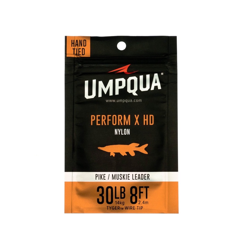 Umpqua Perform X Pike/Musky Leader With Tyger Wire