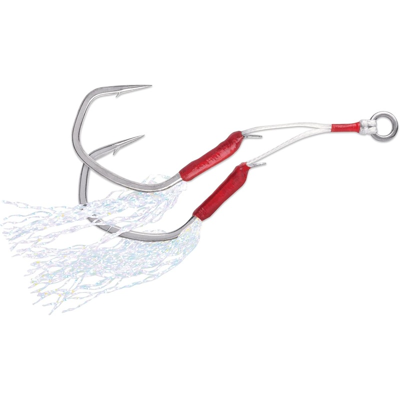 VMC TechSet Tandem Assist Hooks, Tin, #3/0, 200 lb, 3