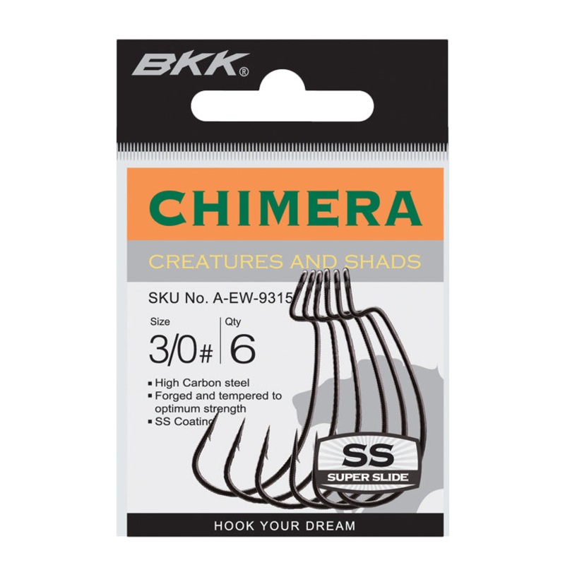 BKK Hooks Chimera Size 1/0# 7 Pack