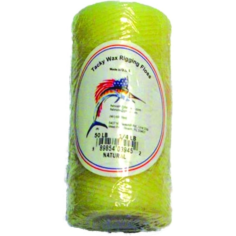 Blue Water Candy Waxed Rigging Floss 1/4lb. Spool of 30#
