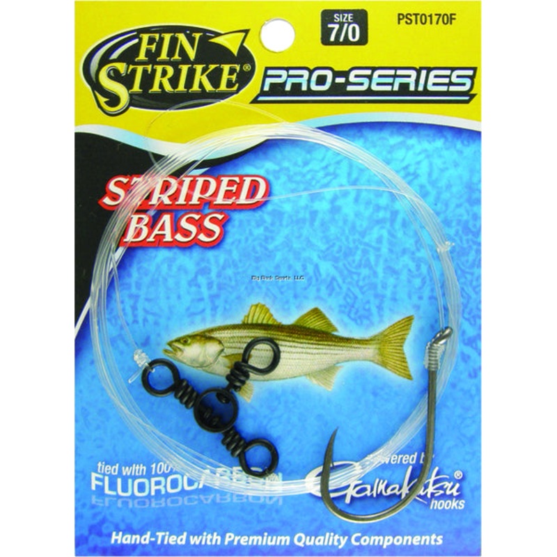 Fin Strike Pro Series Striped Bass Rig Octopus Hk 7/0
