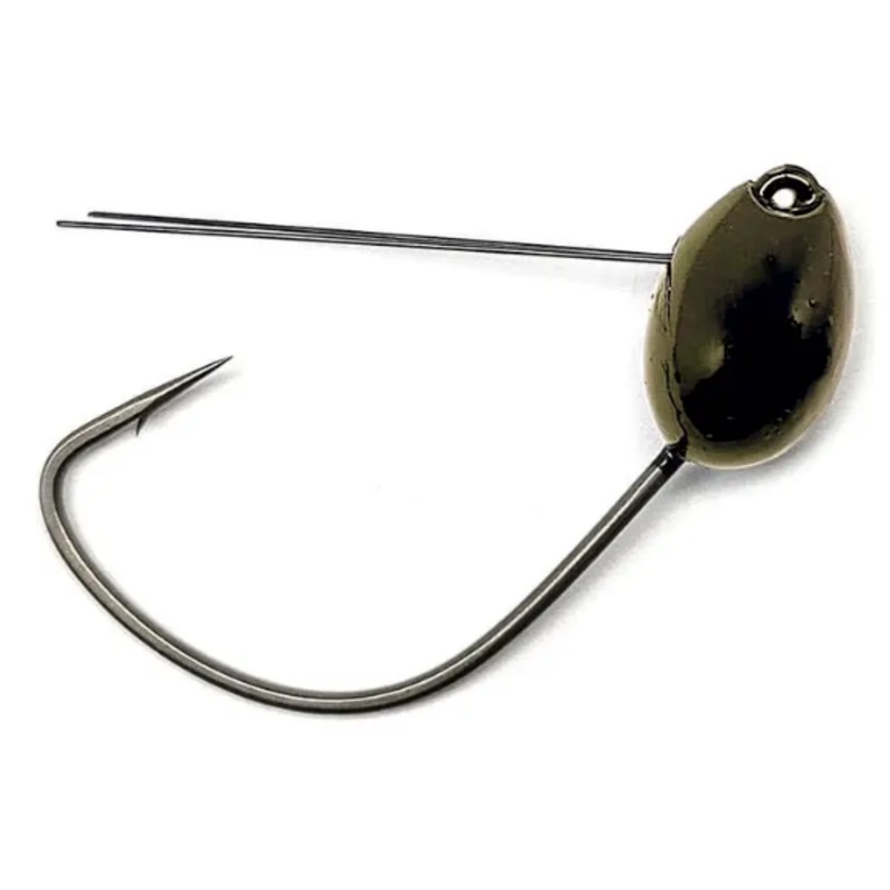 Gamakatsu G Finesse Jig Head Wacky, Green Pumpkin