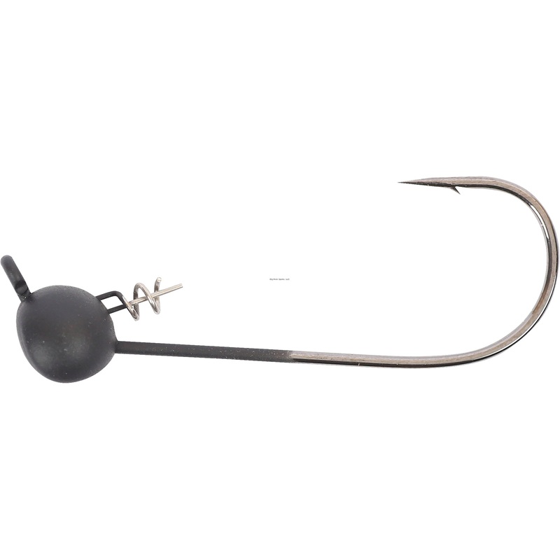 Owner Shaky Head, Matt Black, 4pk