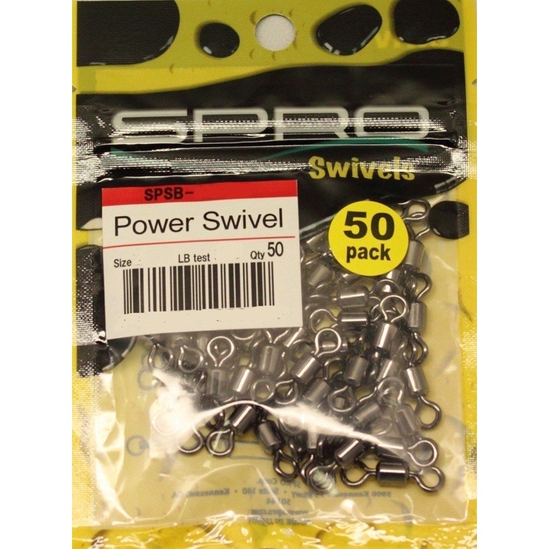 Spro Power Swivel Pro Pack Swivels 50 Pack