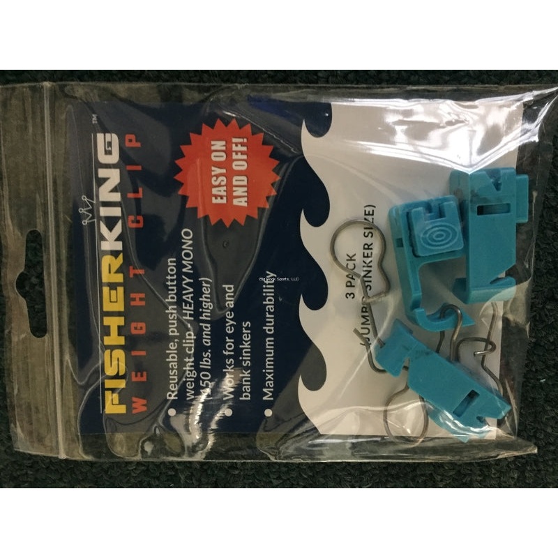Balloon Fisher King 418 Weight Clip / Heavy Mono - 3 Pack (Large Weight)