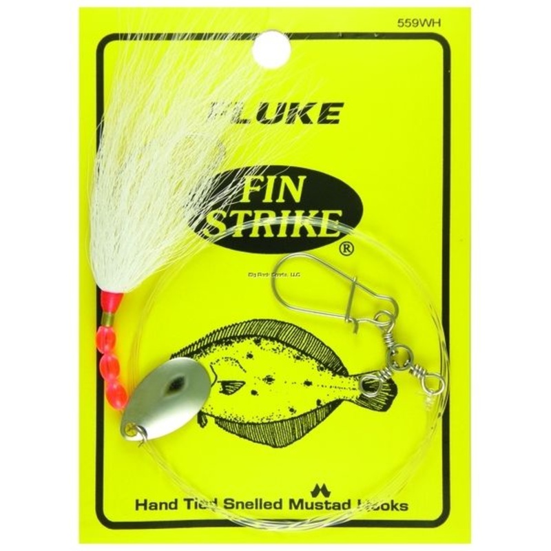 Fin Strike 559 Fluke Rig Wide Gap Bucktail Spinner w/Sinker Snap