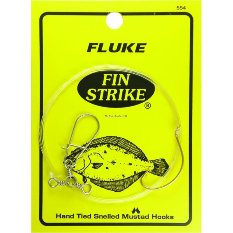 Fin Strike Fluke Rigs Wide Gap w/Sinker Snap