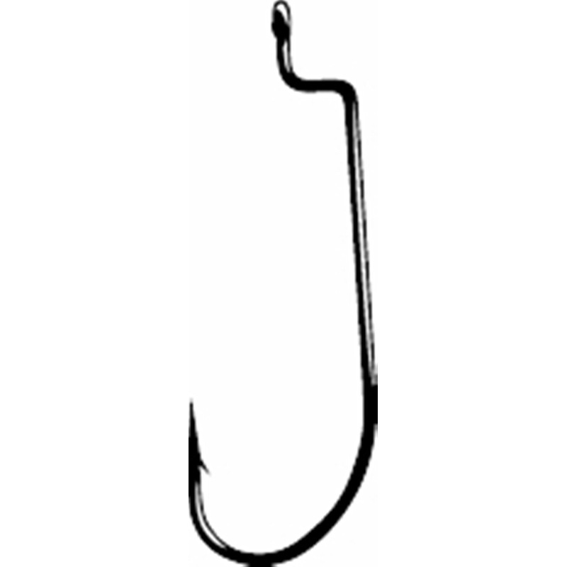 Gamakatsu Worm Hook Needle Point O'Shaughnessy Offset 25pk Bronze [1/0-5/0]