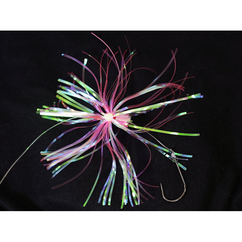 Jigging World Grub Holder Hook "Helen H" Flash Rig With 4/0 Hook