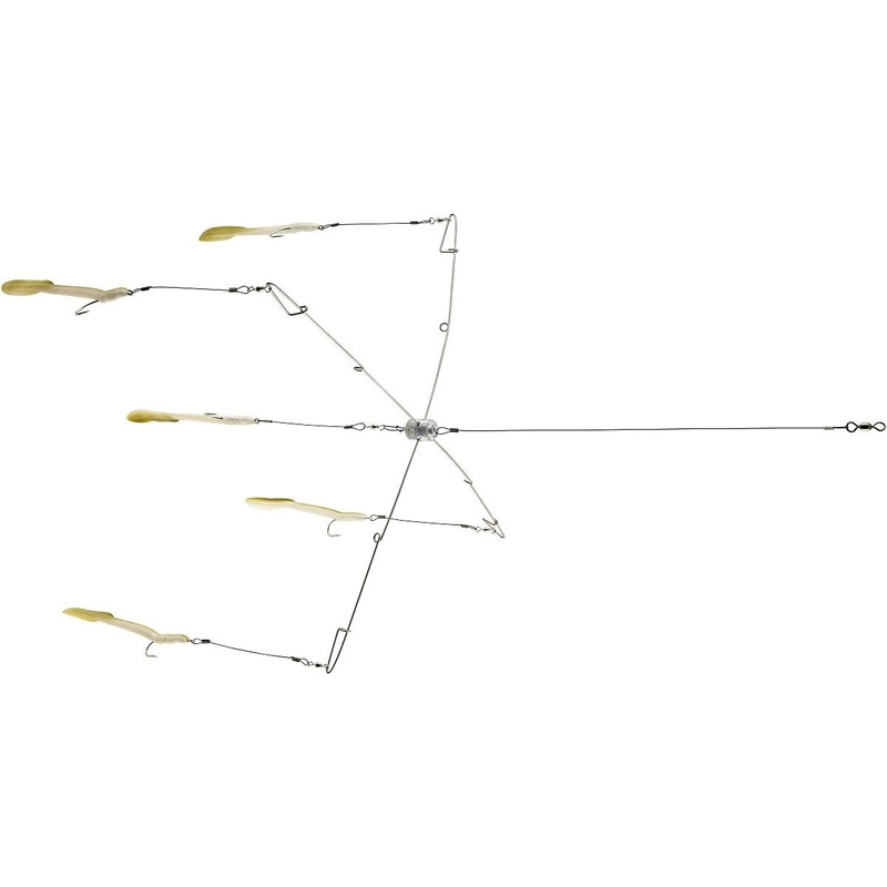 Matzuo Umbrella Striper Sandeel Rig w/Eels