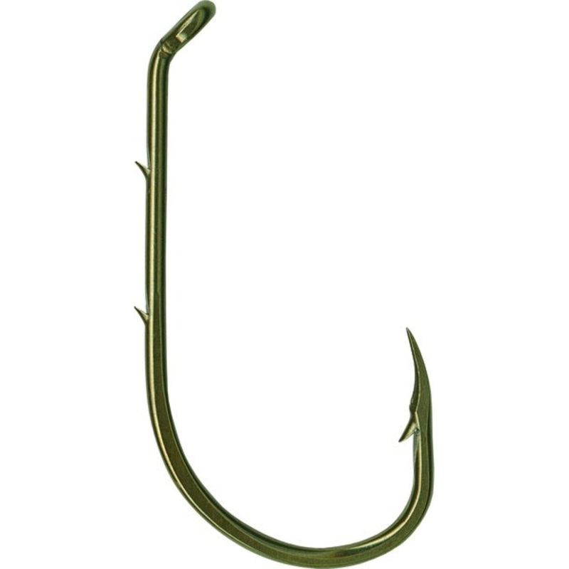Mustad Classic Beak Baitholder Hook, Size 3/0, Forged, Long Shank, 100pk