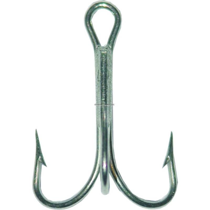 Mustad Classic Treble Hook, Size 14/0, 3551-DT-14/0-25 Bulk Pack