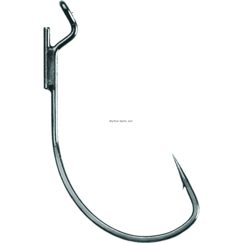 Mustad Ultrapoint Grip-Pin KVD WormHook, Black Nickel, Size 2/0