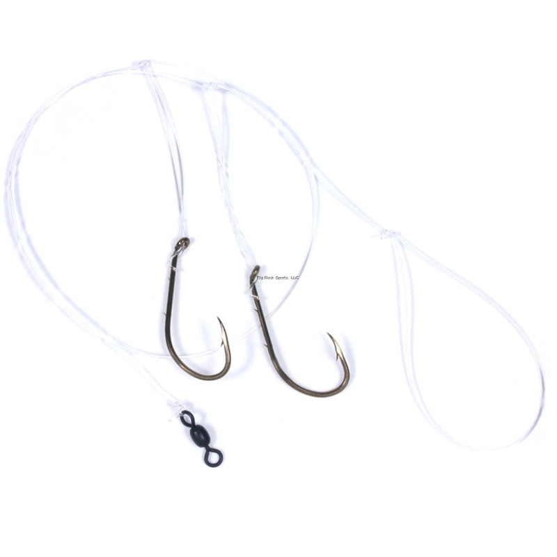 Sea Striker Striper Hi-Lo Clam Rig with 2 Bronze Bait Holder Hooks