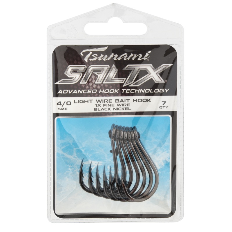 Tsunami SaltX Light Wire Bait Hook