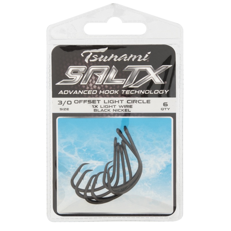 Tsunami SaltX Offset Light Circle Hook