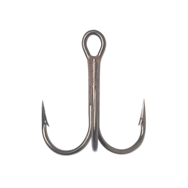 VMC Treble Hook Cut Point Size 8 Bronze 25 per Pack