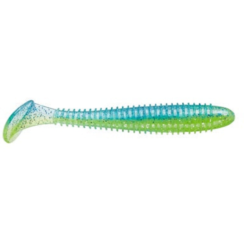 Big Bite Pro Swimmer 2.8" 8ct Electric Blue Chartreuse