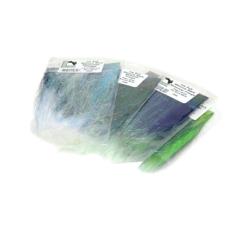 Ice Dub Minnow Back Shimmer Fringe