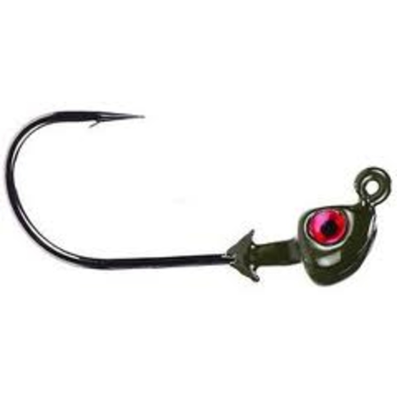 Strike King Squadron Swimbait Head 3/8 2ct Green Pumpkin