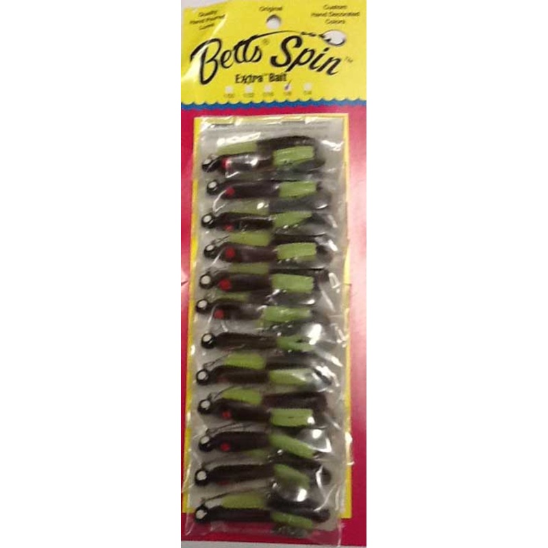 Betts Spin 1/16 Pumpkin Chartreuse 12/cd