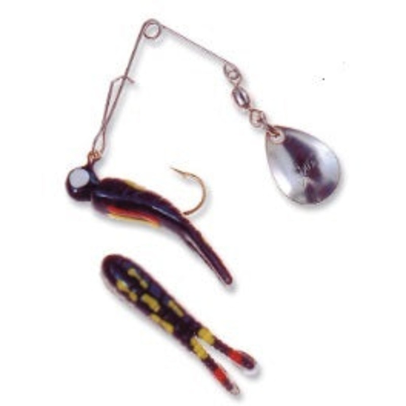 Betts Spin 1/16 Value Pack Split Tail White/Black Stripe