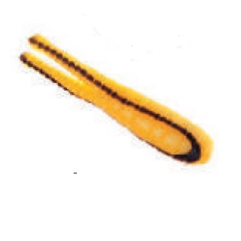 Betts Spin 1/16 Value Pack Split Tail Yellow Black Stripe