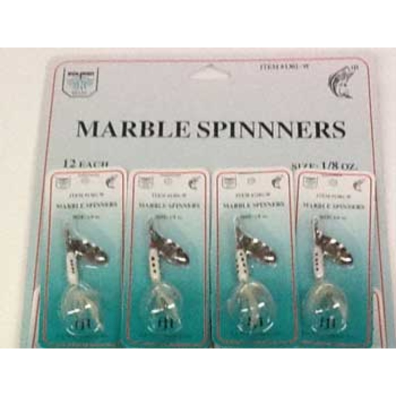 FJ Neil Marble Spinners 1/4oz White