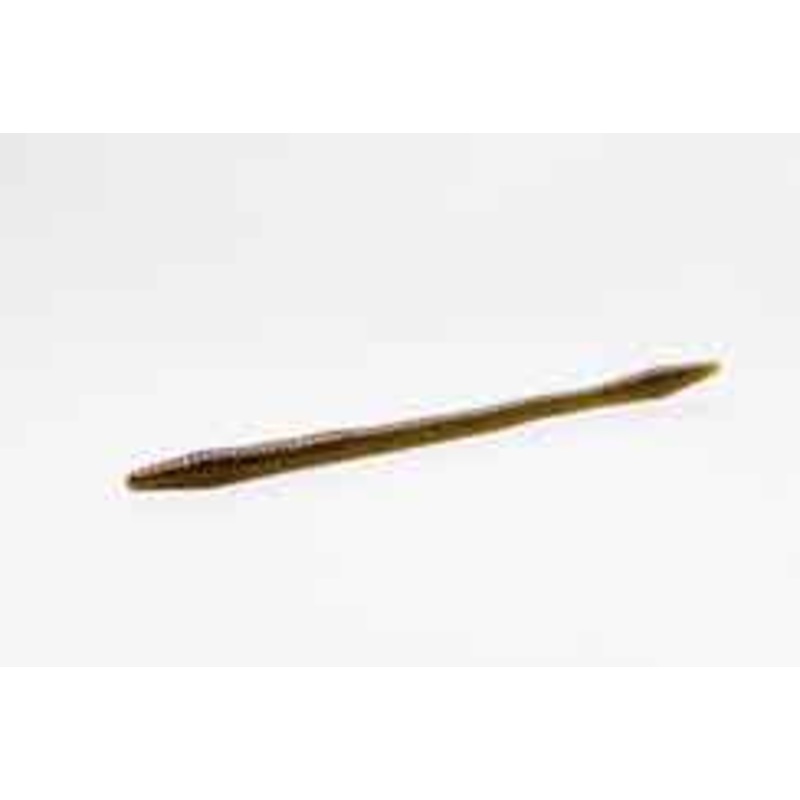 Zoom Trick Worm 6.5in 20/bag Green Pumpkin Purple