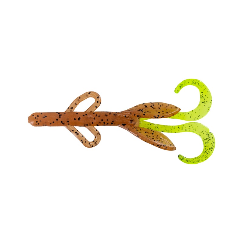 Big Bite Creature 4in 10ct Pumpkin Chartreuse