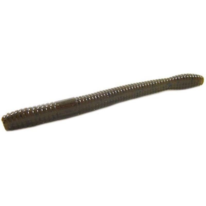 Zoom Magnum Finesee Worm 5in 10/bag Green Pumpkin