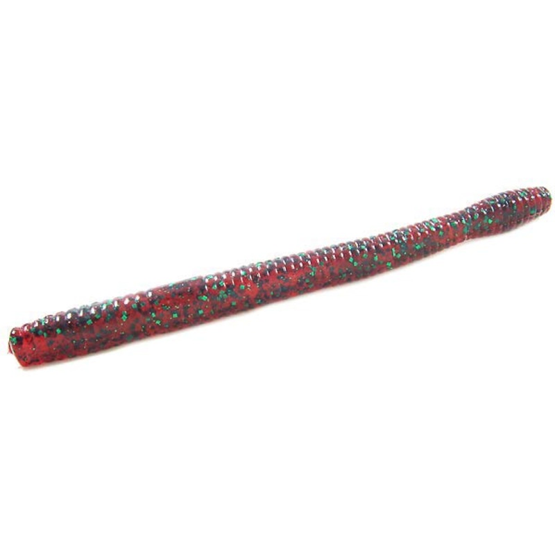 Zoom Magnum Finesee Worm 5in 10/bag Red Bug