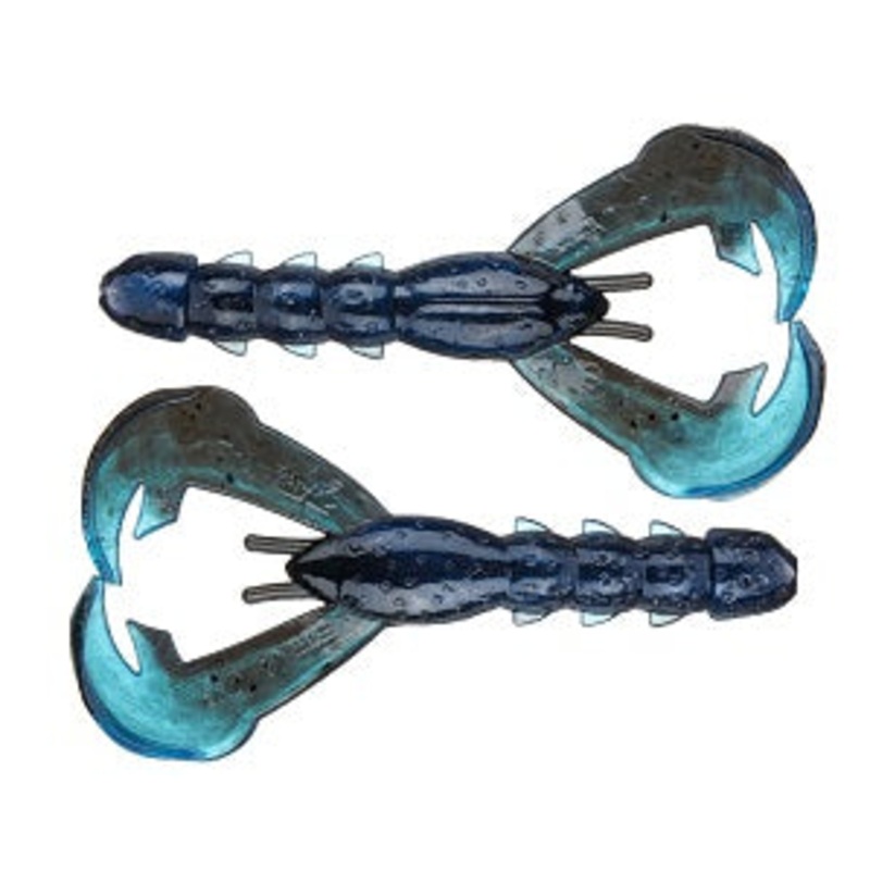 Strike King Rage Craw 4 7ct Black Blue Swirl