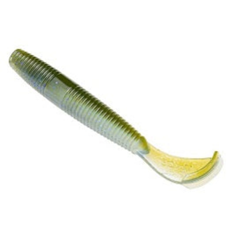 Strike King Rage Ned Cut-R Worm 3 9pk Moon Juice