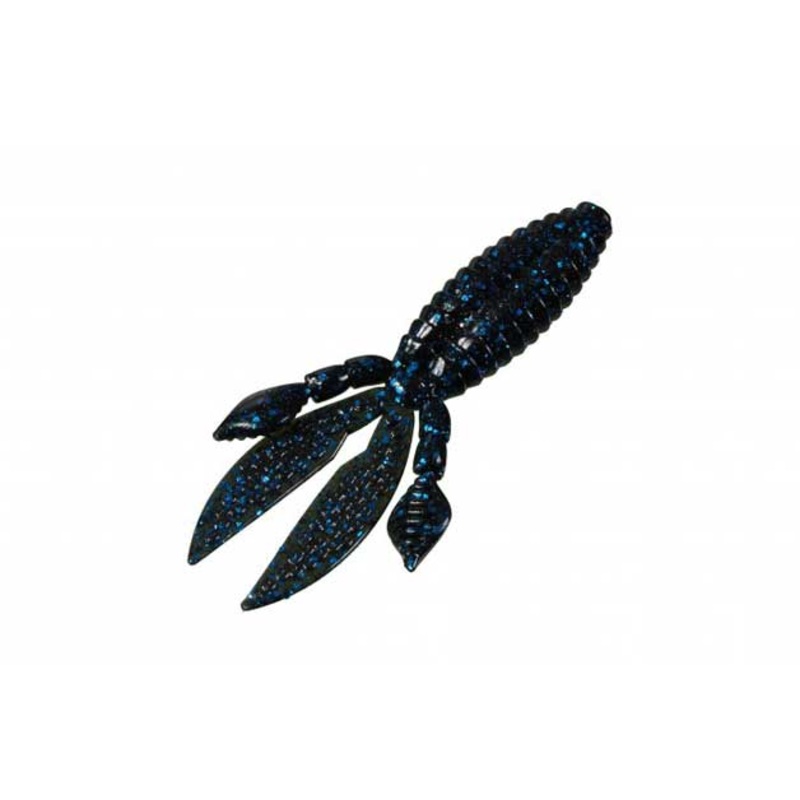 Strike King Rodent 3" Black Blue Flake