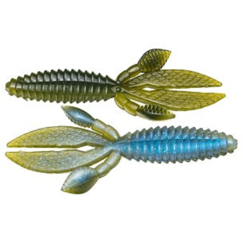Strike King Rodent 4" 6ct 6pk Moon Juice