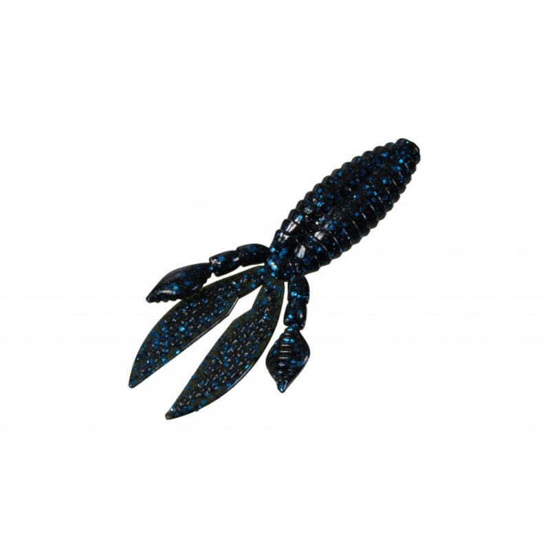 Strike King Rodent 4" Black Blue Flake