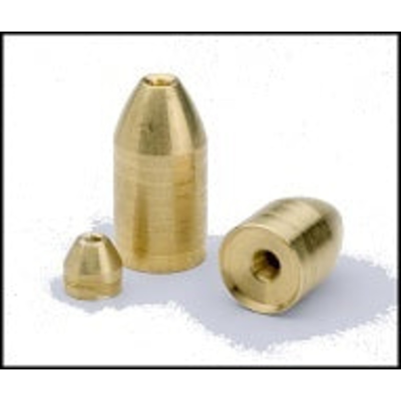 Bullet Weight Brass Worm Weight 2ct 3/4