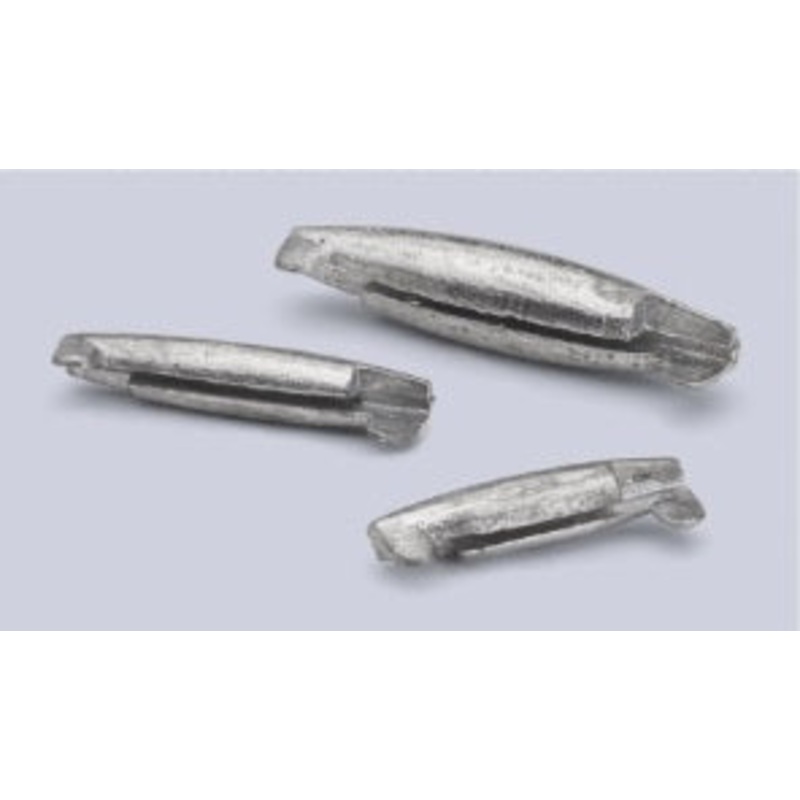 Bullet Weight Pinch-On Sinker Zip Lock 3/8 8ct