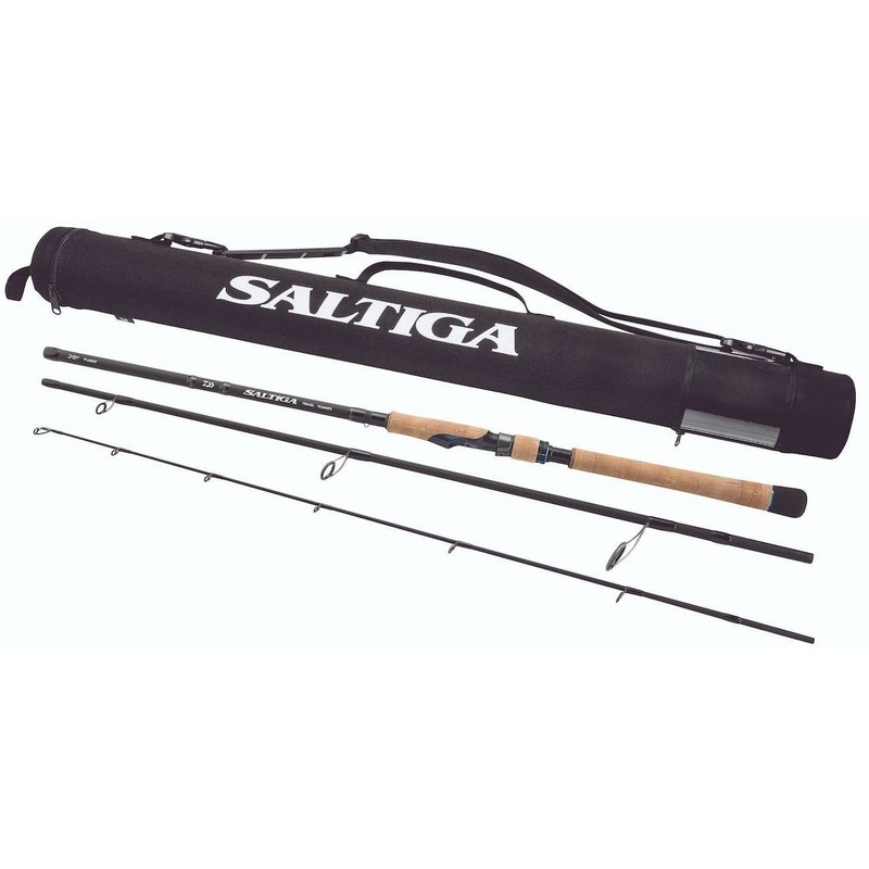 Daiwa SATRIN703MFS Saltiga Inshore Travel Spinning Rod, 7'M, Sections