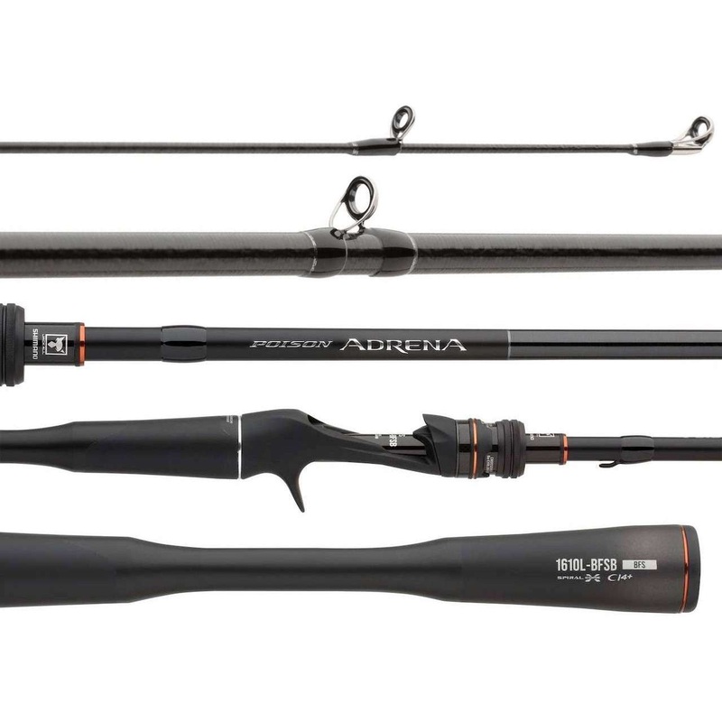 Shimano PAD1610LBFSB Poison Adrena B Casting Rod