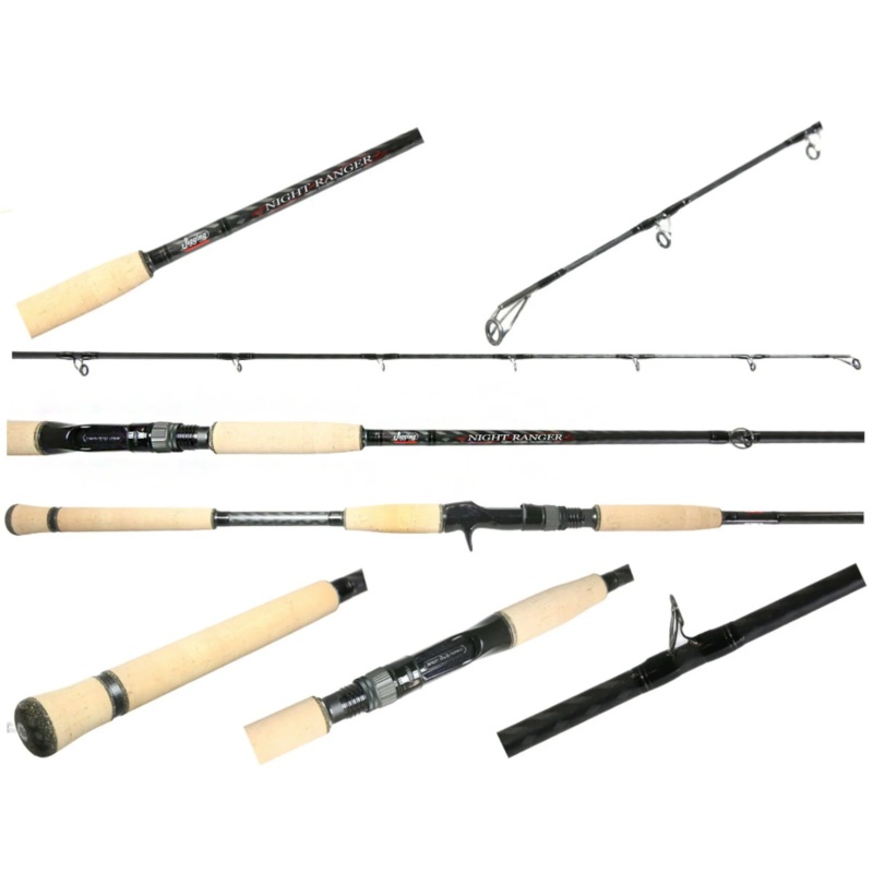 Jigging World JW-NR721C-MH NIGHT RANGER 7'2" MH 8-17LB 1/4-3/4OZ CAST